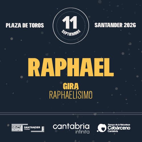 YA A LA VENTA aquí: laplazasantander.janto.es/espectaculo/ra… las entradas para el concierto que <a href="/RAPHAELartista/">𝗥𝗔𝗣𝗛𝗔𝗘𝗟</a> ofrecerá en Santander el próximo 11 de septiembre!  <a href="/laplazasantan/">laplazasantander</a> <a href="/gtstalentspain/">GTS Spain</a>