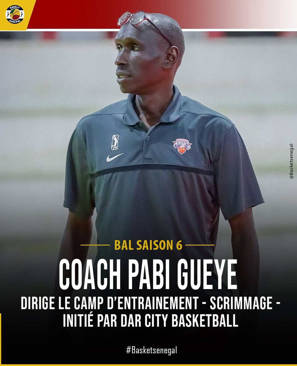 Basket_Senegal's tweet photo. BAL Saison 6🏀
Coach Pabi Gueye🇸🇳 en Tanzanie pour le camp d'entrainement initié par Dar City Basketball.
Un stage de recrutement ouvert aux basketteurs tanzaniens qui évoluent dans le championnat local.
#Basketsenegal #darcitybb #BAL6 #TheBAL https://t.co/ap31wXK5zc