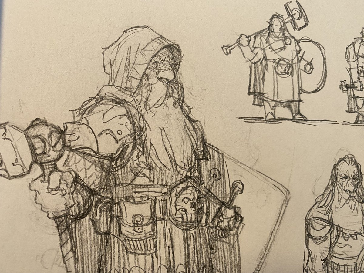 inkgnition's tweet image. Some dwarves sketches and few D&amp;amp;D Monster Manual studies. #inkgnition