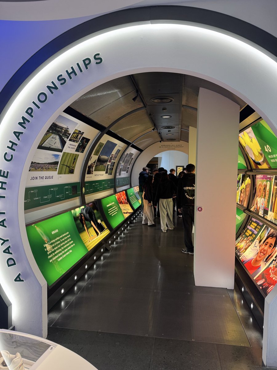 Wimbledon Museum time! ⏰🍓🎾