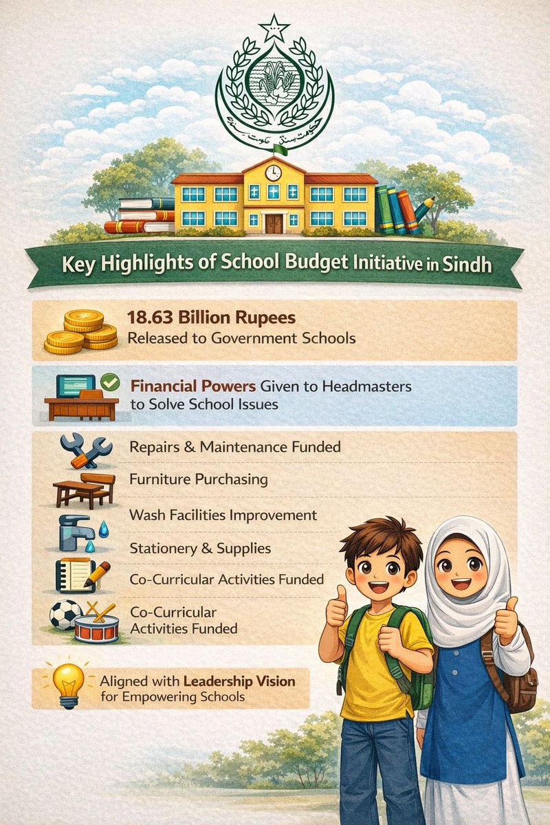 Minister Education & Literacy Government of Sindh tweet media