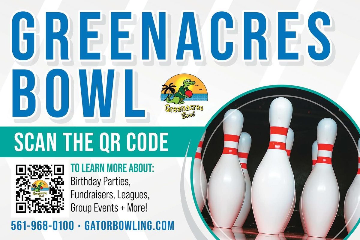 We love supporting our local community and rising stars! 

Send us an email at marketing@gatorbowling.com to see how we can partner with your business, school, or organization today!

#gatorbowlingrocks #bestbowlingpbc #support #localschools #greenacresgivesback #starsoftomorrow