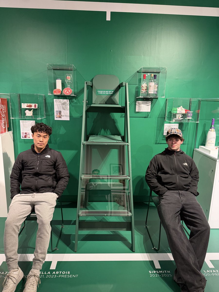 Time for a tour of the museum 🎾👟🍓