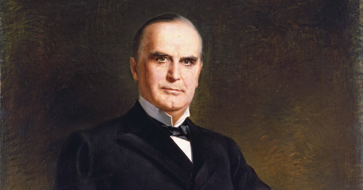 29 Janvier 1843:
Naissance de William McKinley, homme politique Américain, membre du Parti Républicain.
Gouverneur de l'Ohio, ancien Président des États-Unis entre 1897 et 1901.
Membre de la Chambre des Représentants 
#williammckinley