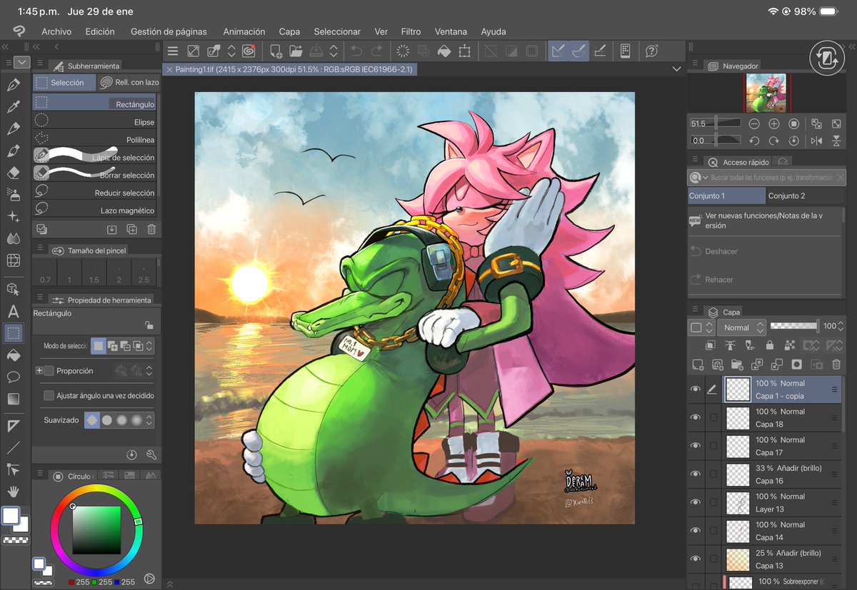 Daereamart's tweet image. I left my iPad open on this canvas and I hear my mom said “why is this cocodrile pregnant” …

I-

how do I even explain this-