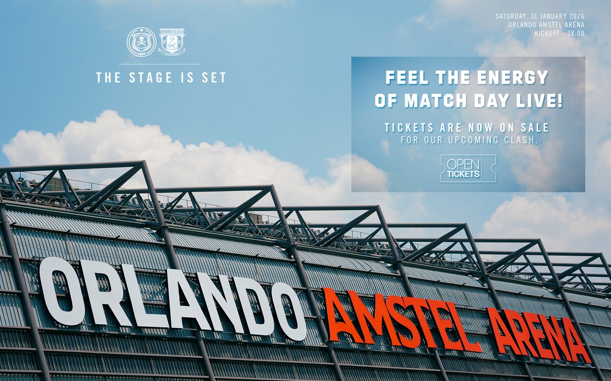 𝐌𝐚𝐭𝐜𝐡𝐝𝐚𝐲 𝐡𝐢𝐭𝐬 𝐝𝐢𝐟𝐟𝐞𝐫𝐞𝐧𝐭 𝐚𝐭 𝐭𝐡𝐞 𝐎𝐫𝐥𝐚𝐧𝐝𝐨 𝐀𝐦𝐬𝐭𝐞𝐥 𝐀𝐫𝐞𝐧𝐚.

🆚 <a href="/Magesi_FC/">Magesi Football Club</a> 

•⁠ ⁠⁠𝐆𝐞𝐧𝐞𝐫𝐚𝐥 𝐒𝐭𝐚𝐧𝐝-𝐀𝐕𝐀𝐈𝐋𝐀𝐁𝐋𝐄
•⁠ ⁠𝐒𝐮𝐩𝐞𝐫 𝐒𝐮𝐢𝐭𝐞- 𝐒𝐎𝐋𝐃 𝐎𝐔𝐓
•⁠ ⁠⁠𝐅𝐚𝐦𝐢𝐥𝐲 𝐙𝐨𝐧𝐞-𝐒𝐎𝐋𝐃 𝐎𝐔𝐓

📆 31 January 2026