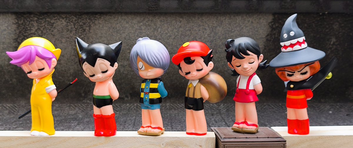 今回からはじめてみた
「ボクノトモダチ」たち。
彩色見本ならべてみた☆
あ
「サチ」はキャストキットですよ〜。