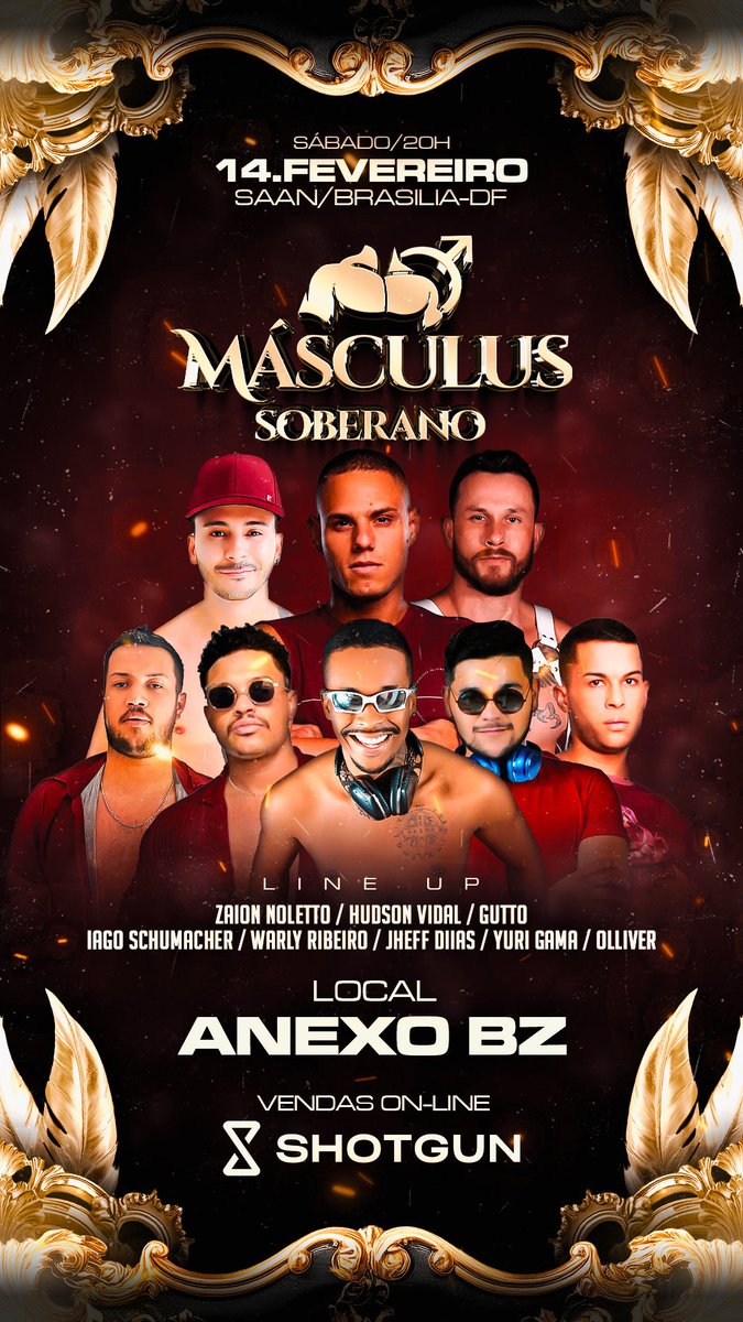 Masculusbsb's tweet image. Uma noite.
8 DJs.
5 direto de Goiânia.
Pop, funk, house e tribal comandando a pista.
DJs que sabem conduzir o clima, elevar a energia e fazer o corpo responder.

Funcionários nus.
Shows  interativos +18 no palco

🎟 Ingressos:

shotgun.live/events/masculu…