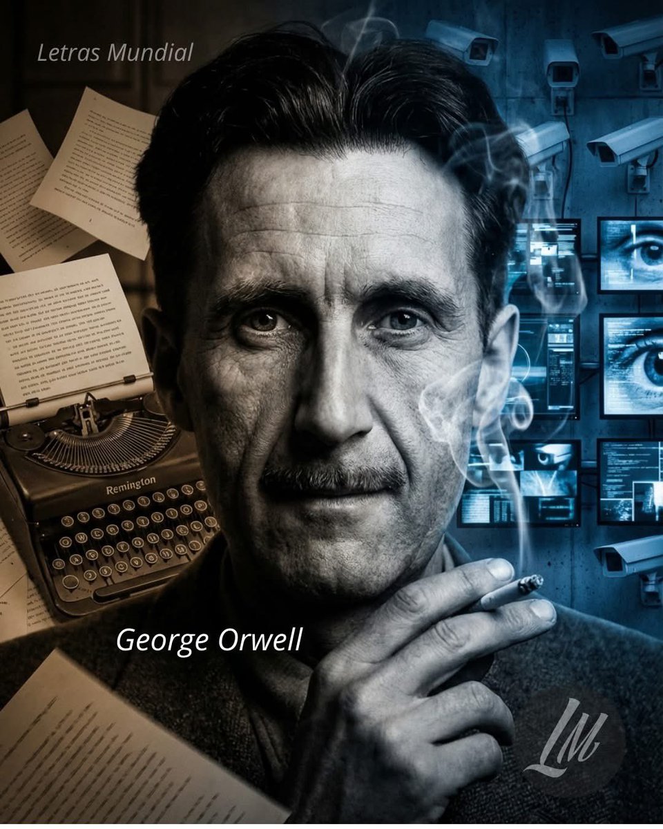 Era 1948. 

En una cabaña helada de la isla escocesa de Jura, un hombre moribundo tecleaba su última profecía. 

George Orwell sabía que la tuberculosis lo estaba matando, pero también sabía algo peor: que el futuro sería exactamente como lo estaba escribiendo. 

No era ficción.