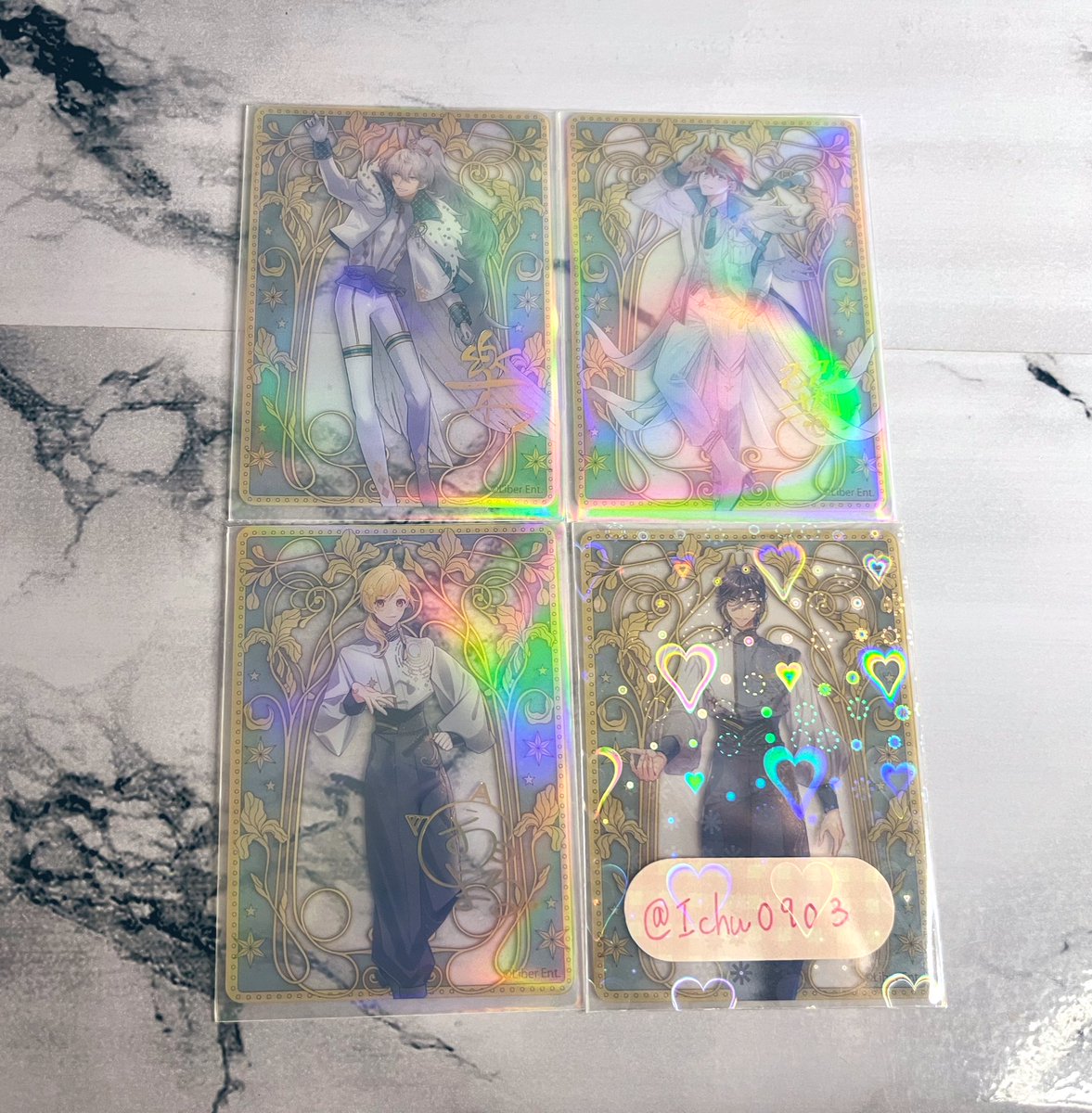 Ichu0903's tweet photo. 【交換】アイチュウ 10周年 トレカ サイン

譲▶︎楽 巽 鬼丸

求▶︎子規>UJ

子規くん決まり次第UJくん探させて頂きます。
検索からでもお気軽にお声がけ下さい
よろしくお願いします https://t.co/hzs3fhZl5b