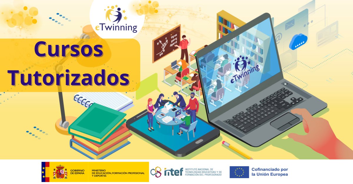 🚀 ¡Sigue creciendo con eTwinning! Inscríbete en los cursos «Proyecta eTwinning» y «Embajada eTwinning» (consultar requisitos)

📅 Inscripción: del 16 de enero al 4 de febrero de 2026
🗓️ Realización: 8 de abril – 2 de junio de 2026

🔗 Más info: etwinning.es/comienza-el-an…