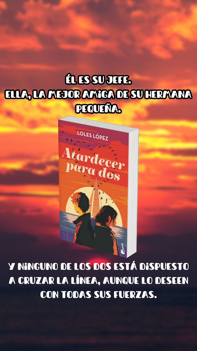 ¡¡Primero fue México y ahora Estados Unidos!! 🥹
ATARDECER PARA DOS ya disponible en todas las librerías de España, México y EEUU. 
Gracias por hacerlo posible. 😍🥰

#libro #jefeempleada #hermanoamiga #NovelaRomántica #bookromance