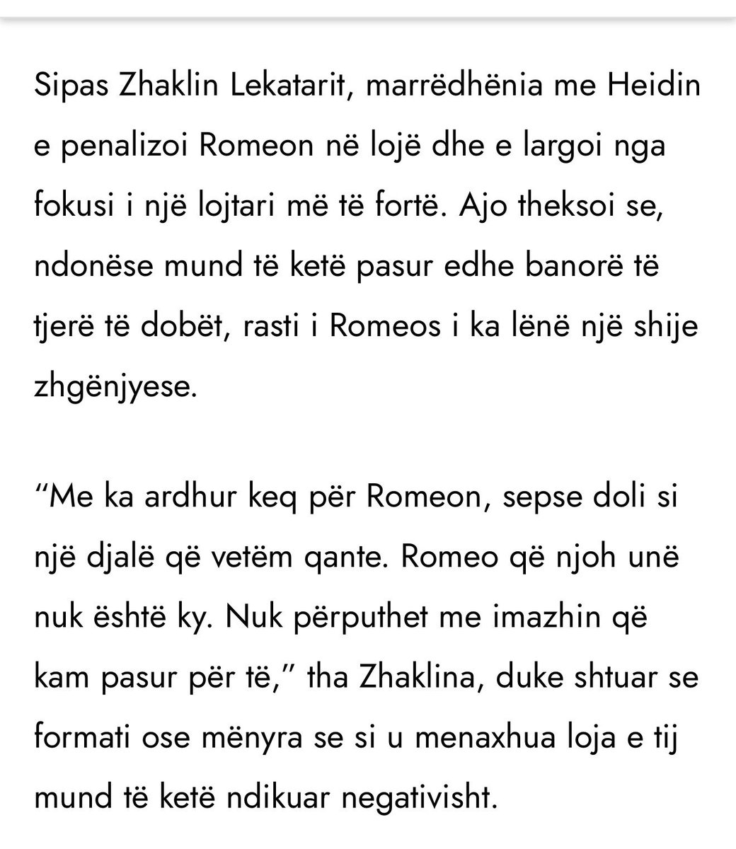 Sipas mendimit te Zhakit 😳