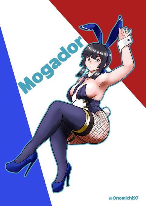 もっと恥じらってる表情にしようかと思ったけどあの正月衣装着こなしてたならバニーくらい余裕だろうのモガドールさん #艦これ版真剣お絵描き60分一本勝負_20260129