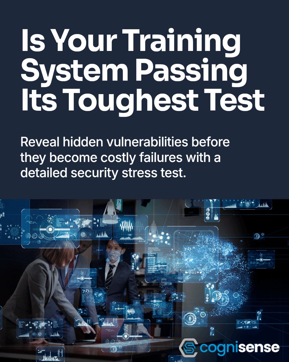 cognisense360's tweet photo. What you get in the confidential findings report: identity, AI bypass, shared accounts, exam integrity, risk scoring, fixes.

This is the closest thing to a “stress test” your training system will ever get.

Start here→ Free Assurance Check https://t.co/eQPmNyt4Wl https://t.co/9dMQ4aaHdC