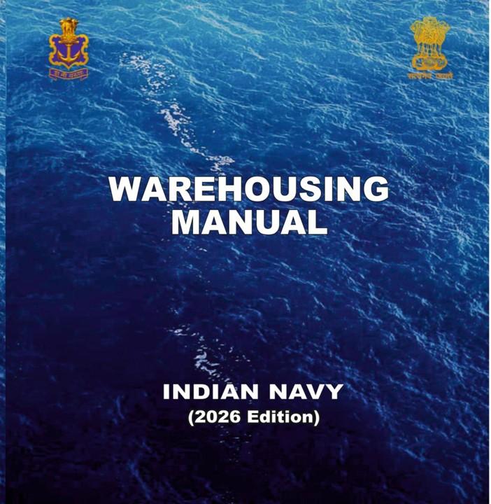 indiannavy's tweet photo. VAdm Rajat Kapoor, Controller of Logistics released the revised Naval Warehousing Manual alongwith Shri N Ramakrishna, Senior Director Stores, during the Annual Logistics Conference at Sri Vijaya Puram on #29Jan 26.
The manual extensively covers significant transformations over the years in storehouse automation, technological enablement, policies and operational processes.
Comprehensive, relevant, and well-structured, this revised Manual serves as a practical guide for personnel associated with warehousing functions at Material Organisations, Base Victualling Yards and Base Logistics Offices.
@SpokespersonMoD
#IndianNavy #NavalLogistics #Automation #DigitalTransformation #AatmanirbharBharat