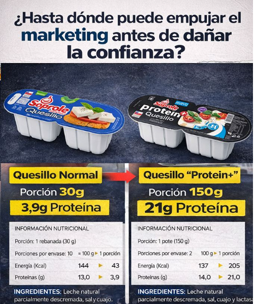 cuando vamos a parar con las weaitas "protein"? soprole prácticamente disfrazó  y maquilló esta weá y todos los gym bros cayeron jsjddjjkdj