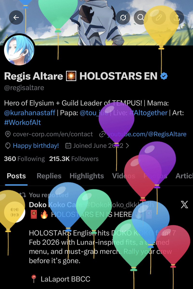 ∠( ᐛ 」∠)＿ oh look, it’s my birthday!!! 💙