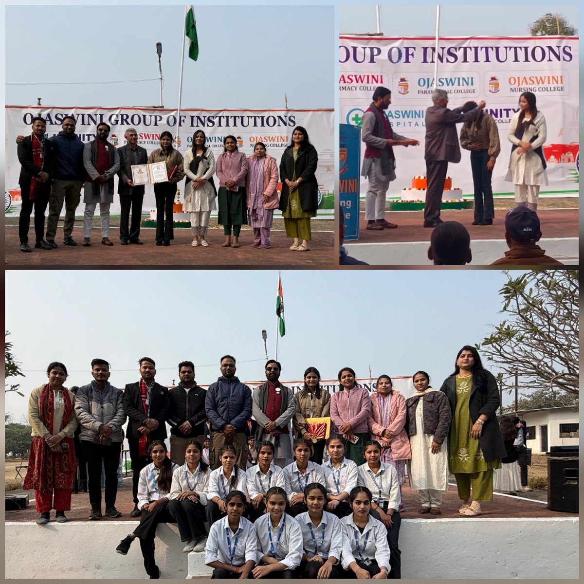 NSS_Infinity's tweet photo. 🇮🇳 On #RepublicDay, Ms. Ritika Sahu (MBA 2023–25), #NSS #Volunteer &amp; #Gold #Medalist, shared her inspiring journey. She was honoured by the Hon’ble Governor of MP, Shri Mangubhai Patel, at the Convocation of Maharaja Chhatrasal Bundelkhand University, Chhatarpur (23 Jan 2026). 🎓 https://t.co/Bsh1qrxV6f