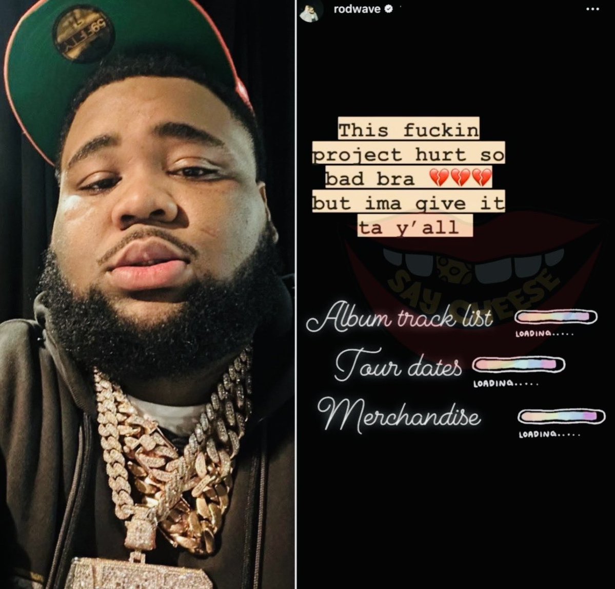 fightsclub__'s tweet image. Rod Wave speaks on his upcoming project: “This f*ckin project hurt so bad bra but ima give it to y’all” 💔