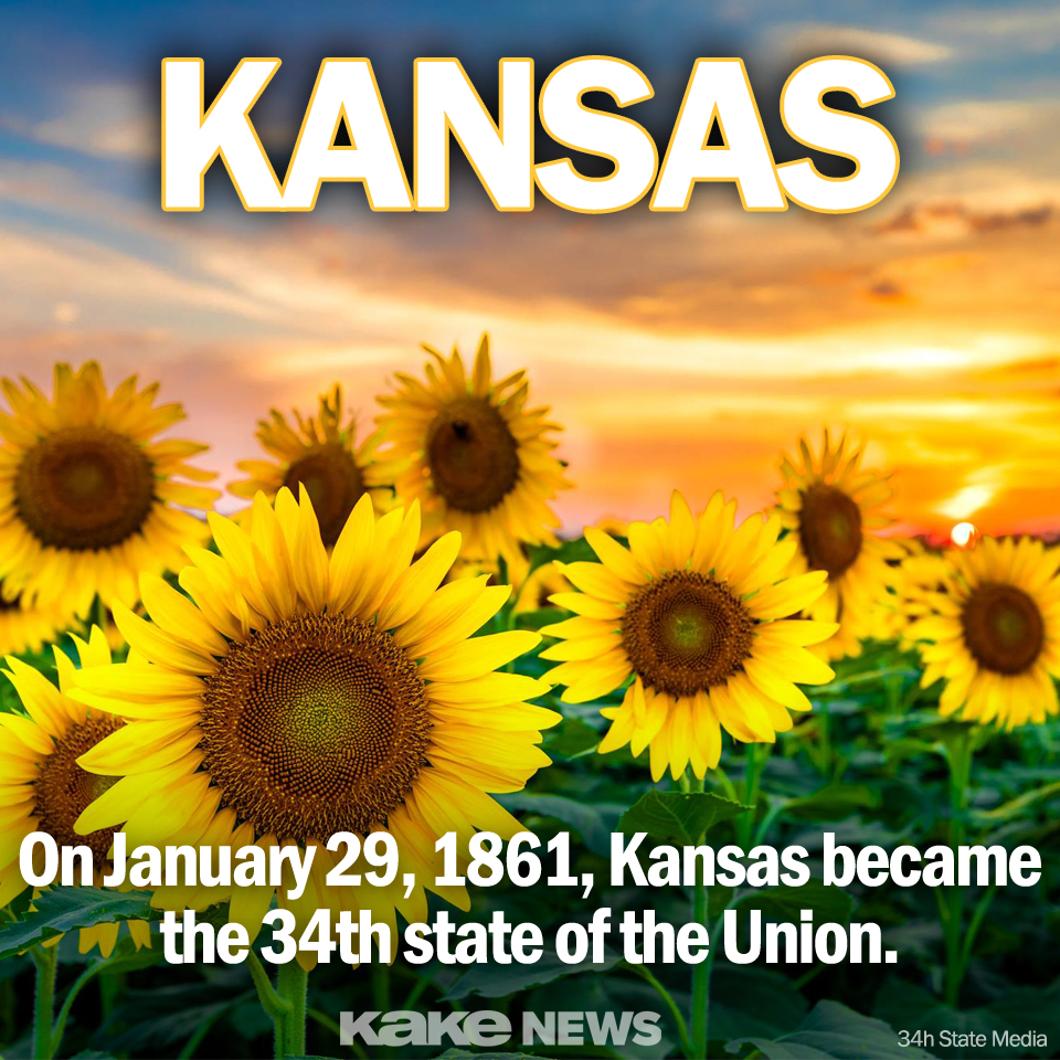HAPPY 165th BIRTHDAY, KANSAS! 🌻

#KAKEnews #KansasDay #HBDKS