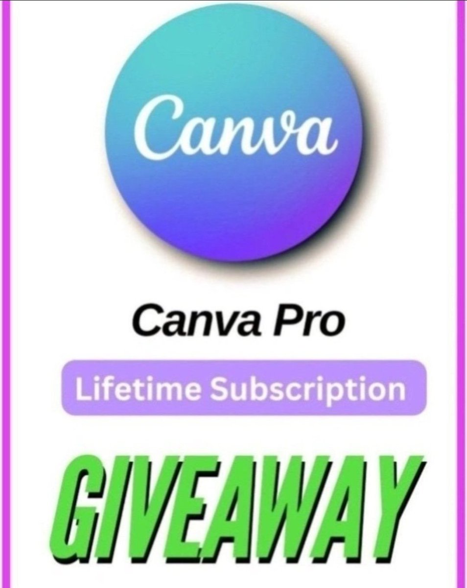 MdRimon488484's tweet photo. Still using free Canva? 😤
You’re missing Premium templates, fonts &amp; magic tools

Get Canva Pro FREE for Lifetime 🎁

To unlock 👇
👍 Like
💬 Comment “Canva”
🔁 Repost
➕ Follow @mdrimon488484 (must)

I’ll DM you the access 💬
⏳ Offer ends in 72 hrs https://t.co/qWbeMnFnyr