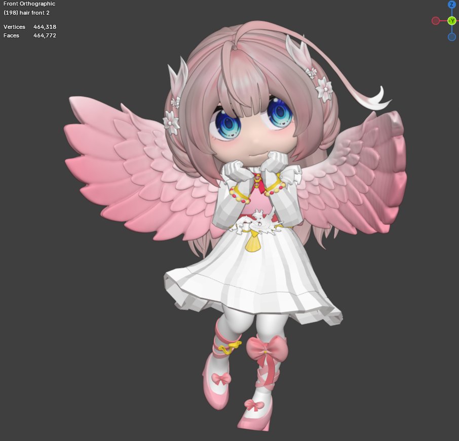 Clouds fairy
#zbrush #blender #animefigure