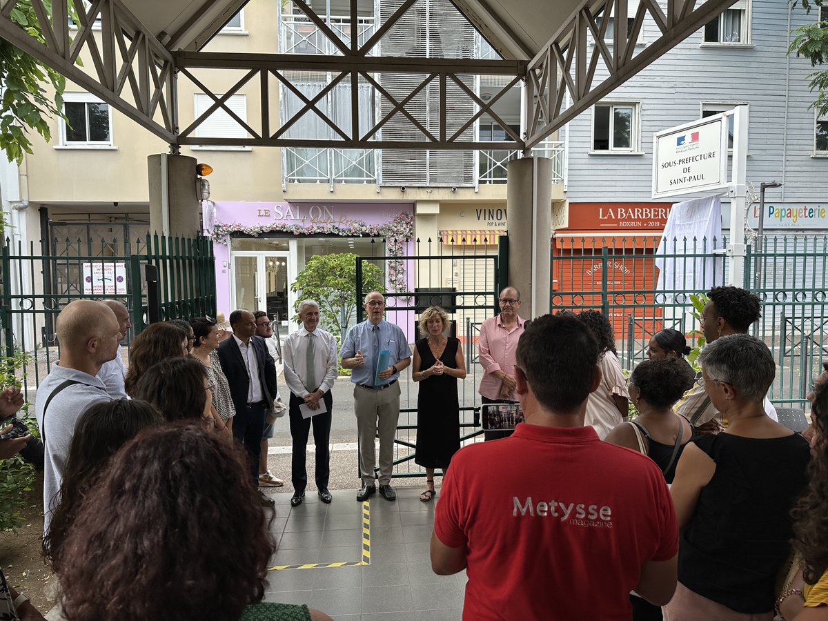 Image de Préfet de La Réunion - #Inauguration #FranceServices | Inauguration de la 32e France Services de La Réunion, à Saint-Paul. 
