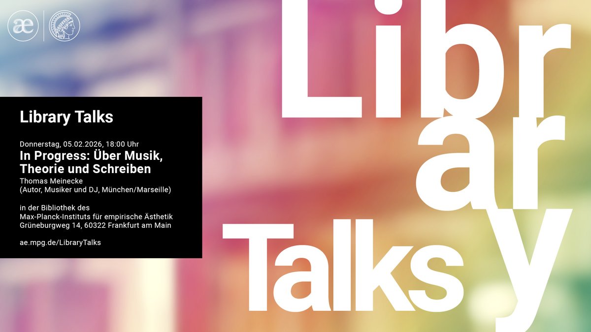 Max Planck Institute for Empirical Aesthetics tweet media