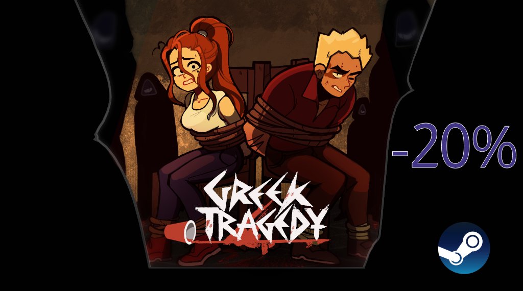 Attention, Delta Psi Gamers! From now until February 2nd you can get Greek Tragedy for 20% OFF on Steam! 🎮

Link in the comments ⬇️

 #steam #indiegame #horrorgame #horror #PS1 #survivalhorror