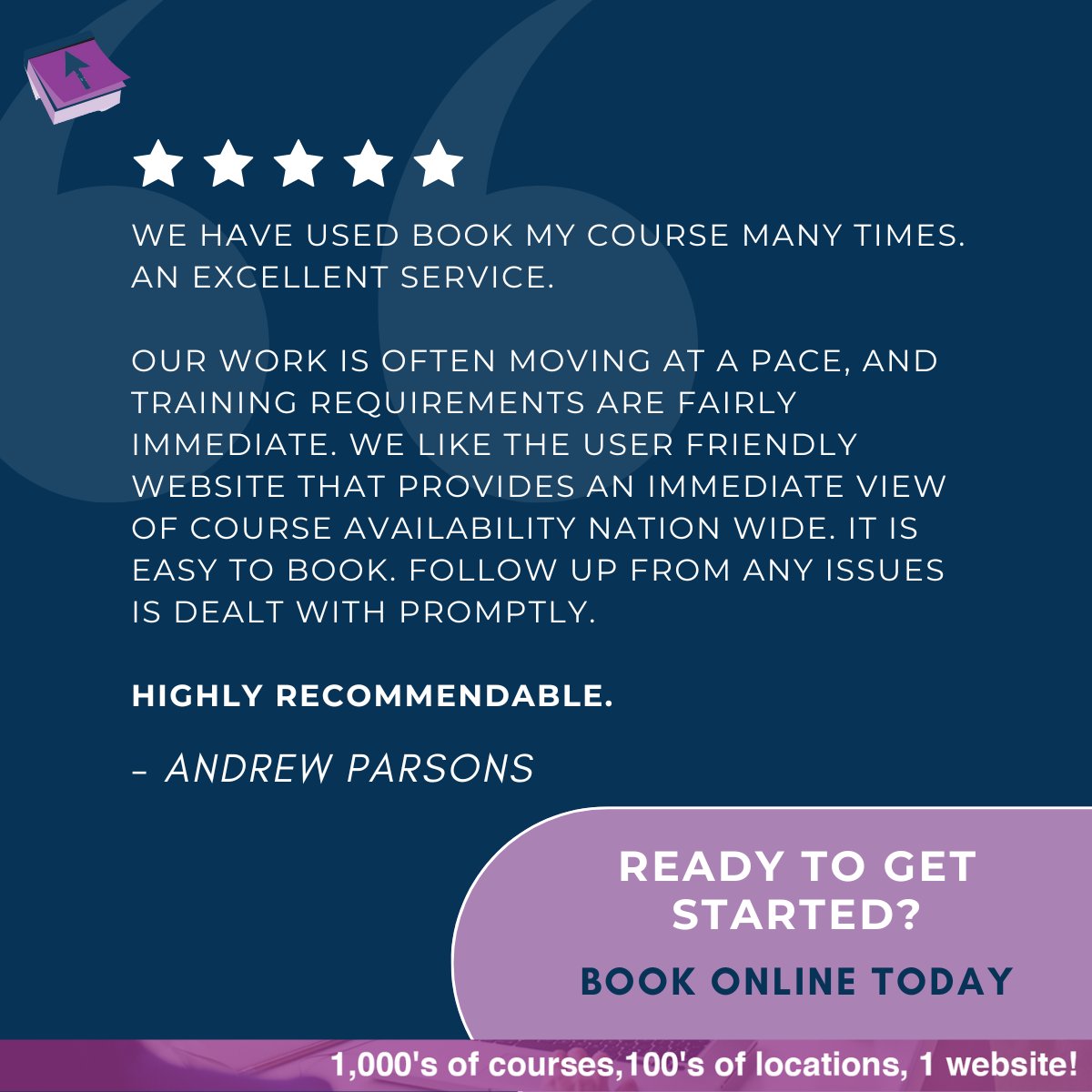 BookMyCourse tweet media