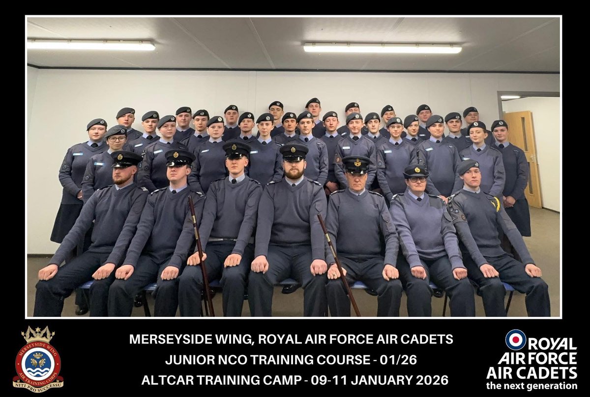 It’s been a great month at 1074 (Ellesmere Port) Squadron &amp; we are proud to say our Cadets achieved, 1 Blue, 3 Bronze &amp; 1 Silver First Aid badges, a pair of Bronze Wings, 2 Bronze Marksman &amp; 4 Trained Shot awards as well as the completion of a JNCO course. Well done to all.