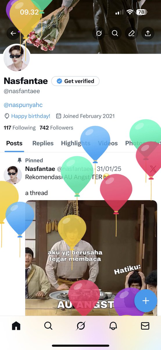 yuhu 25 taun ni ye wkwkwkkw🥴