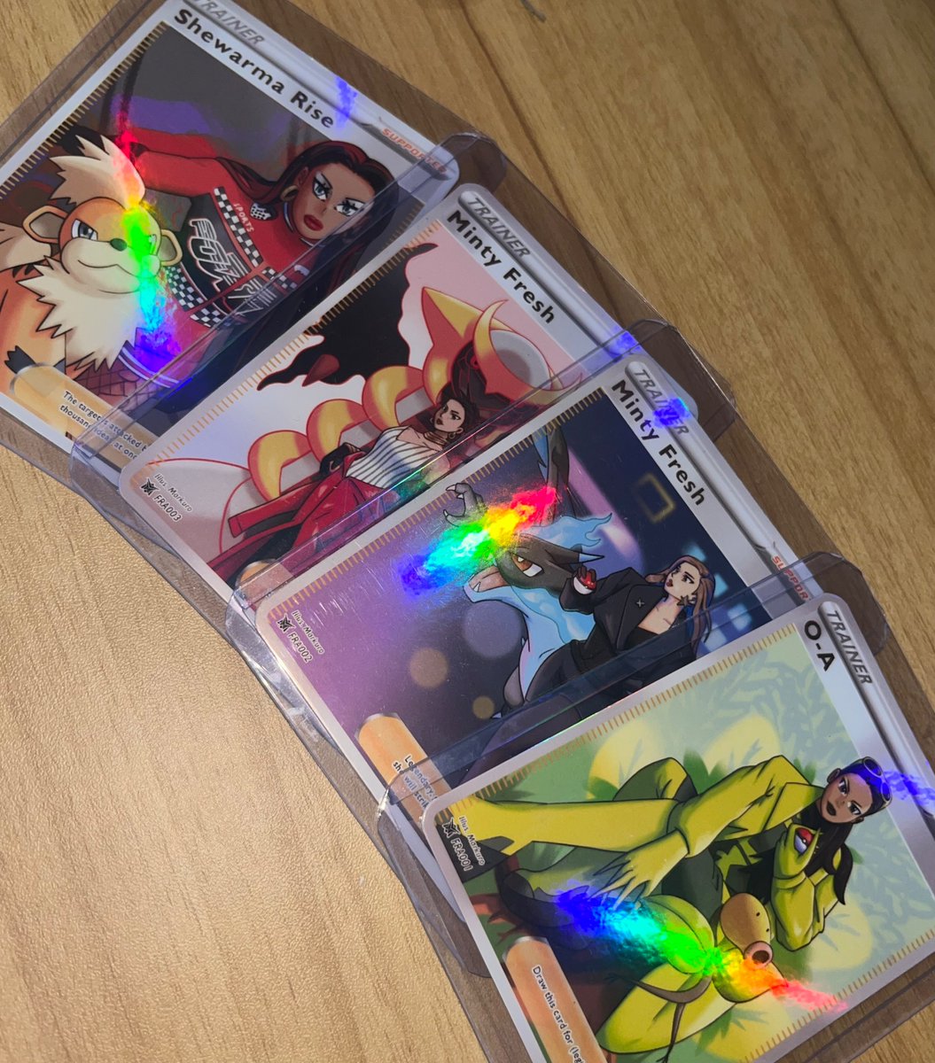 freshdivoto's tweet image. shemod pokémon cards!!!!! so happy i got to give these to them kagabi 🥹

ily three so much! @shewarmarise @minortiz @odashaflop ❤️💙💚