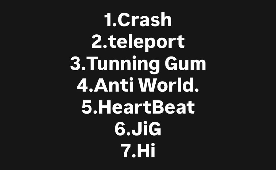 零9世代
2026.1.29
Insta live set list.