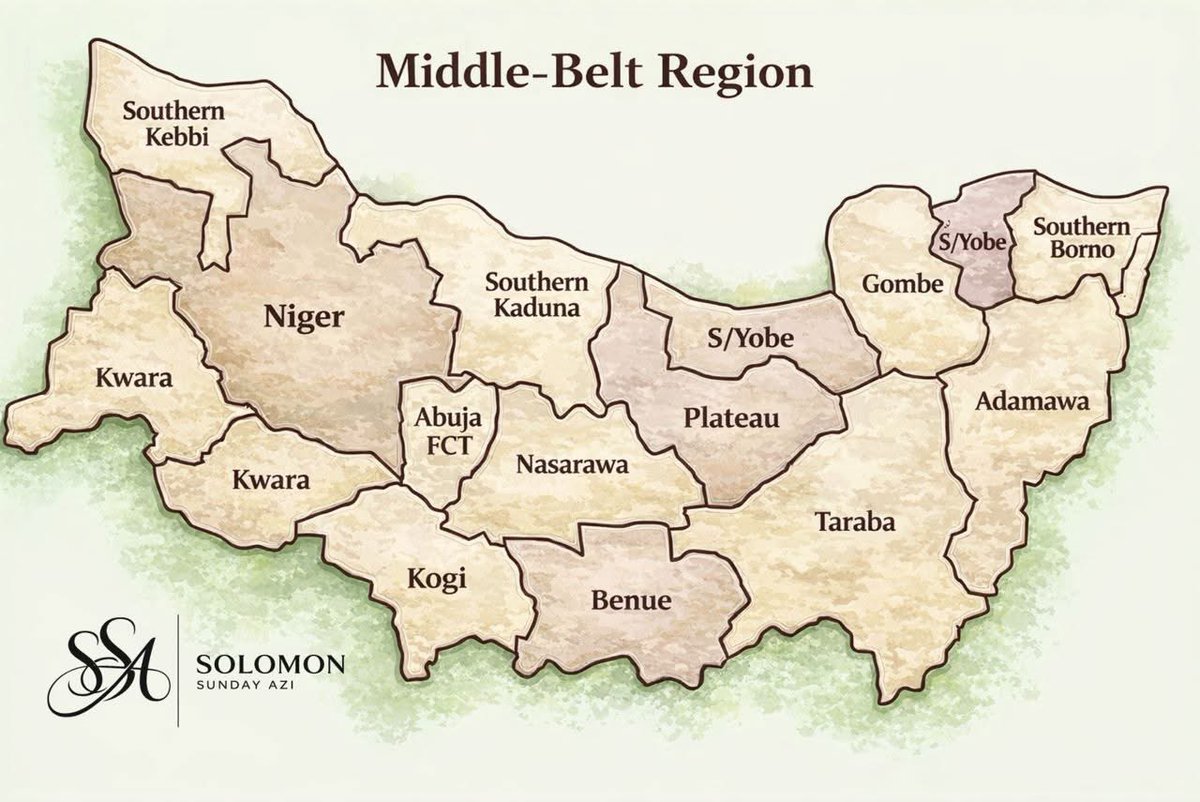 JUST FOR THE RECORDS: here 7 Reasons why the MIDDLE BELT is different from AREWA:
_______________________________________

(A) The Middle Belt is the region of CULTURE, TRADITION and CUSTOMS, we have not abandoned our culture for religious identity, 

We don’t pretend to be