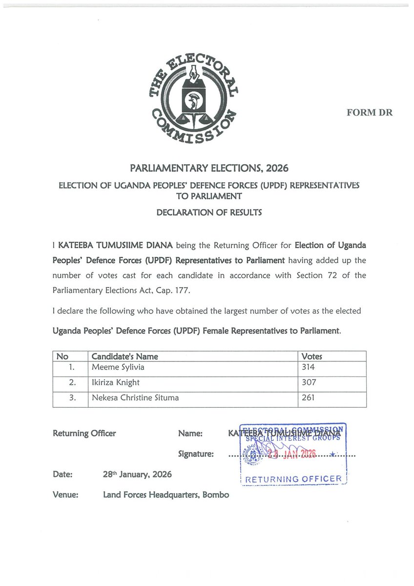 The Electoral Commission - Uganda tweet media