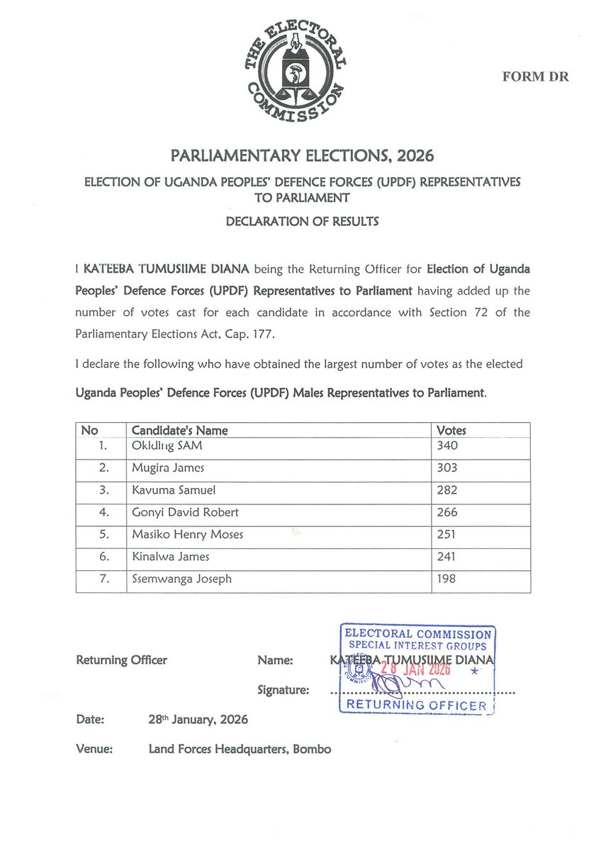 The Electoral Commission - Uganda tweet media