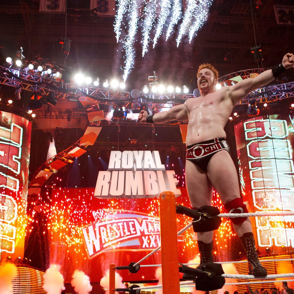 USANetwork's tweet photo. It wasn't a shameful thing for @WWESheamus when he won the Royal Rumble 14 years ago! https://t.co/67kvDgl4UF