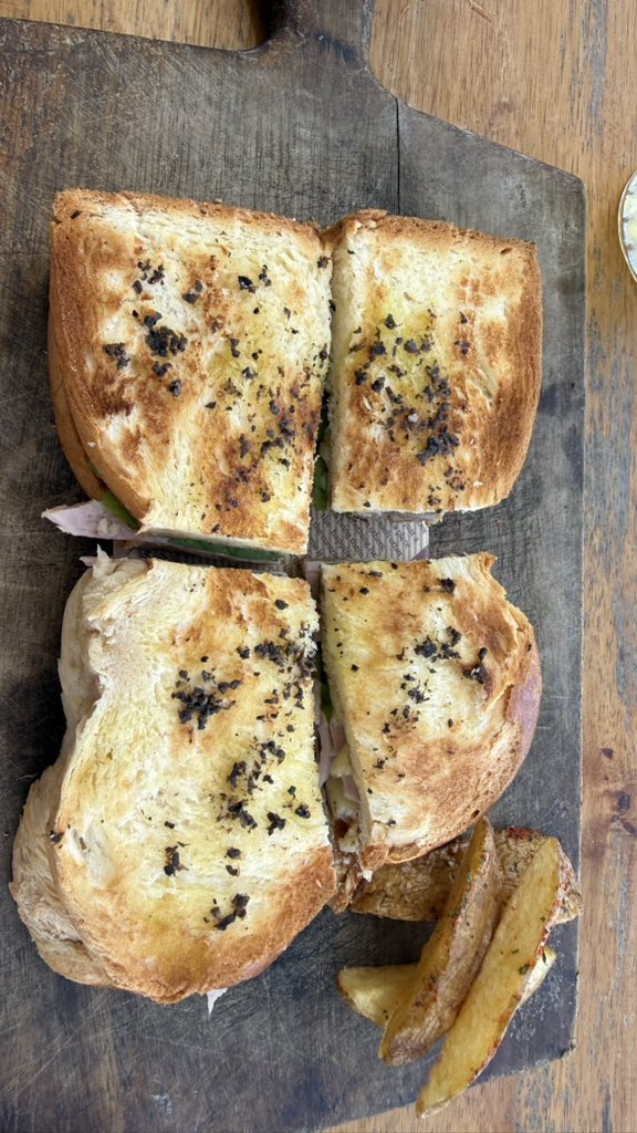 NickysKitchen24's tweet photo. Ham and cheese truffle toasted sandwiches, served in paradise. https://t.co/c4d9w4g5KJ
