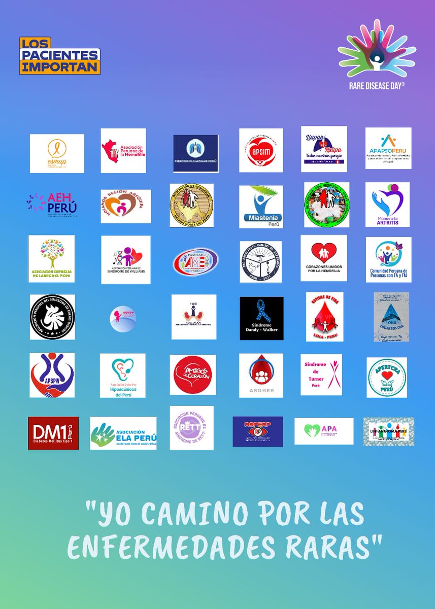 📣 ¡2da Caminata: "Yo camino por las enfermedades raras"!
​Este mes celebramos la resiliencia de quienes conviven con una #EnfermedadRara
🗓 Domingo 22 de febrero.
📍 Frontis de la Municipalidad de Miraflores.
🕘 8:30 a.m. concentración
​9:00 a.m. inicio de la caminata.