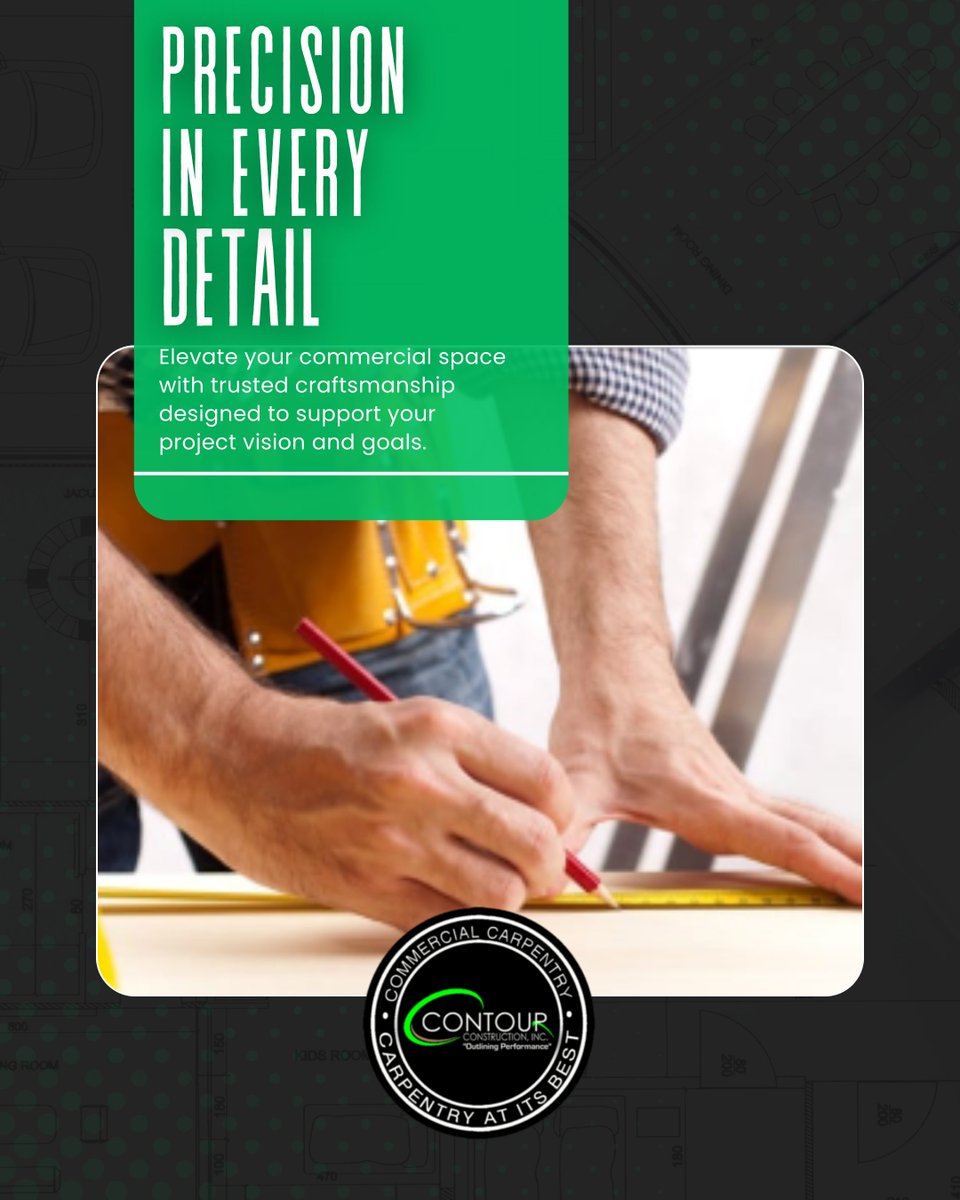 Every nail, joint, and finish matters. Contour Construction delivers meticulous precision on doors, hardware, and specialties for Omaha projects big and small.

Woman-owned excellence! 🔨
Perfection guaranteed.
See our work: contour-construct.com/projects/