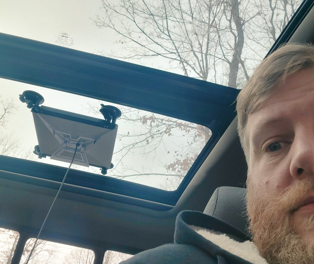 Inepsam's tweet image. Starlink Mini is the best vacation tool you could ask for. All the kids playing games online with their friends, watching movies or whatever they want while driving down the road full speed. It's basically magic and a game changer. @Starlink