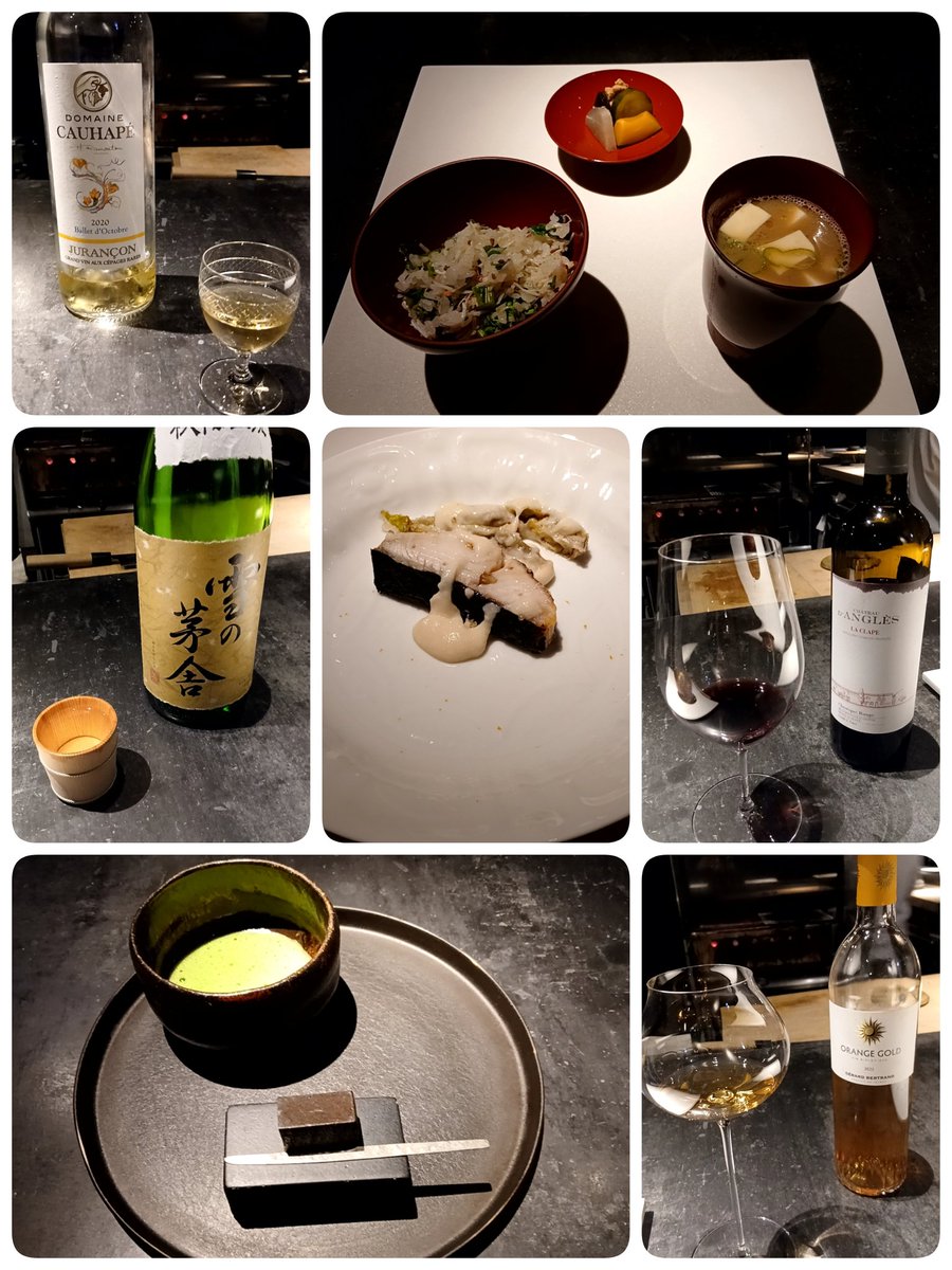 東山和今、マジでレベチすぎて語彙力溶けた！🫠💓
金沢の雪景色見ながらこのペアリングとか、勝ち組確定演出じゃない？🍶🍷
​カニも魚も「え、宝石？」ってレベルでキラキラだし、お酒のチョイスが神すぎてガチで「トぶ」かと思ったわ…😇
一皿ごとに脳汁ドバドバ！最高にエモい夜！🫶✨