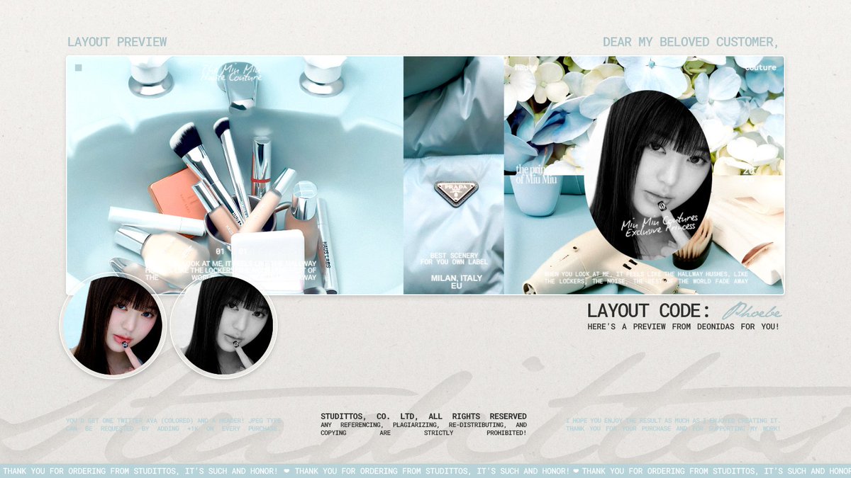 Studittos's tweet image. Help me to RT/REPOST this?

Selamat malam! Aku membawa empat READY STOCK untuk katalog 'COLIN dan PHOEBE' dengan muse WONYOUNG yang bisa langsung kalian take melalui DM, ya!

📩: via DM!
💵: 8k/each, FREE RE-TEXT!

#zonauang #zonaba #zonabu