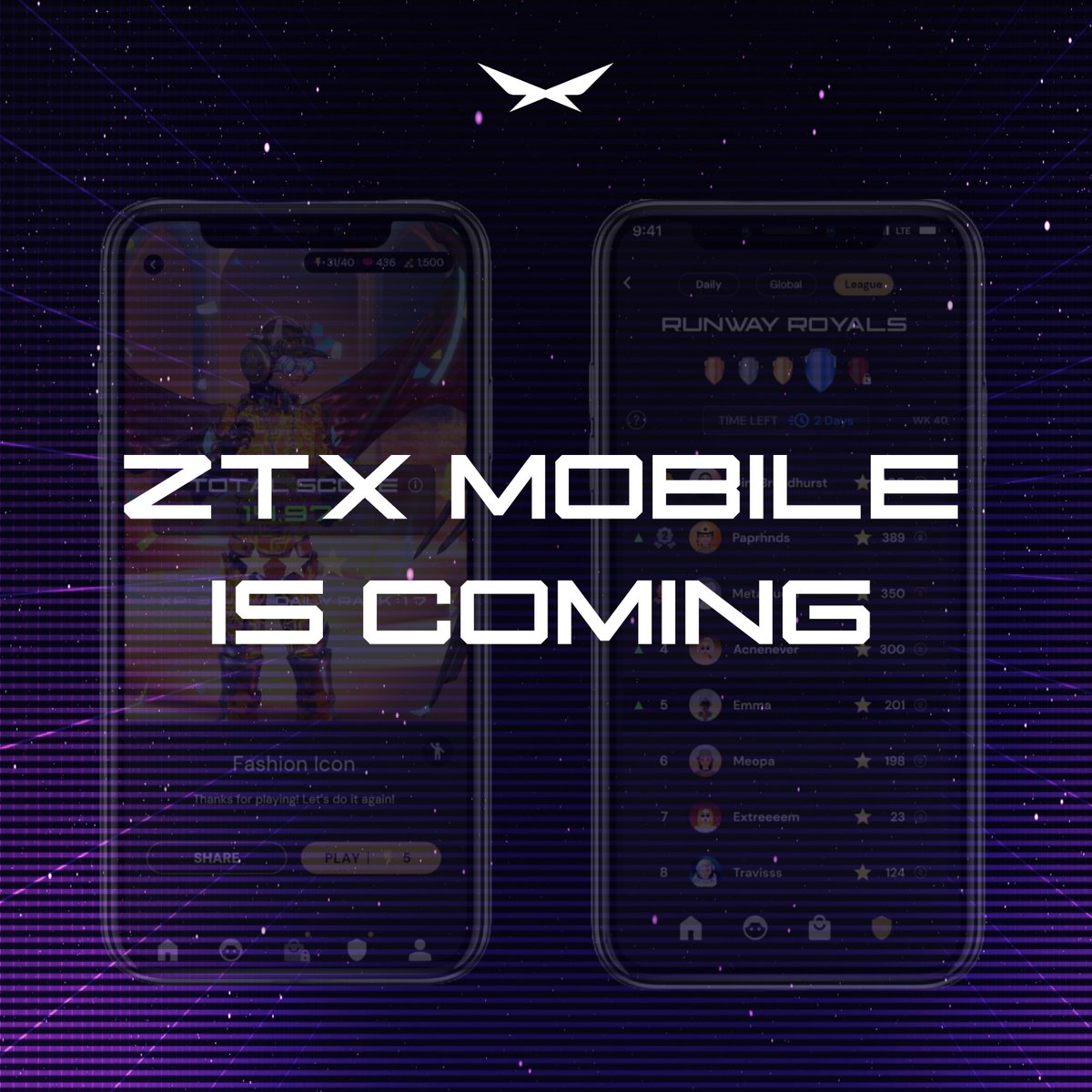 With Playtest 5 around the corner and 40+ ZEPETO Creators (ZEM!) onboarded, we’re ready to open the crypto gate to Web2 users ⏳

ZEPETO → Roblox of Asia
ZTX → Web3 ZEPETO

The official ZTX Mobile App will launch shortly after Playtest 5, and ZEM! Creators will introduce their