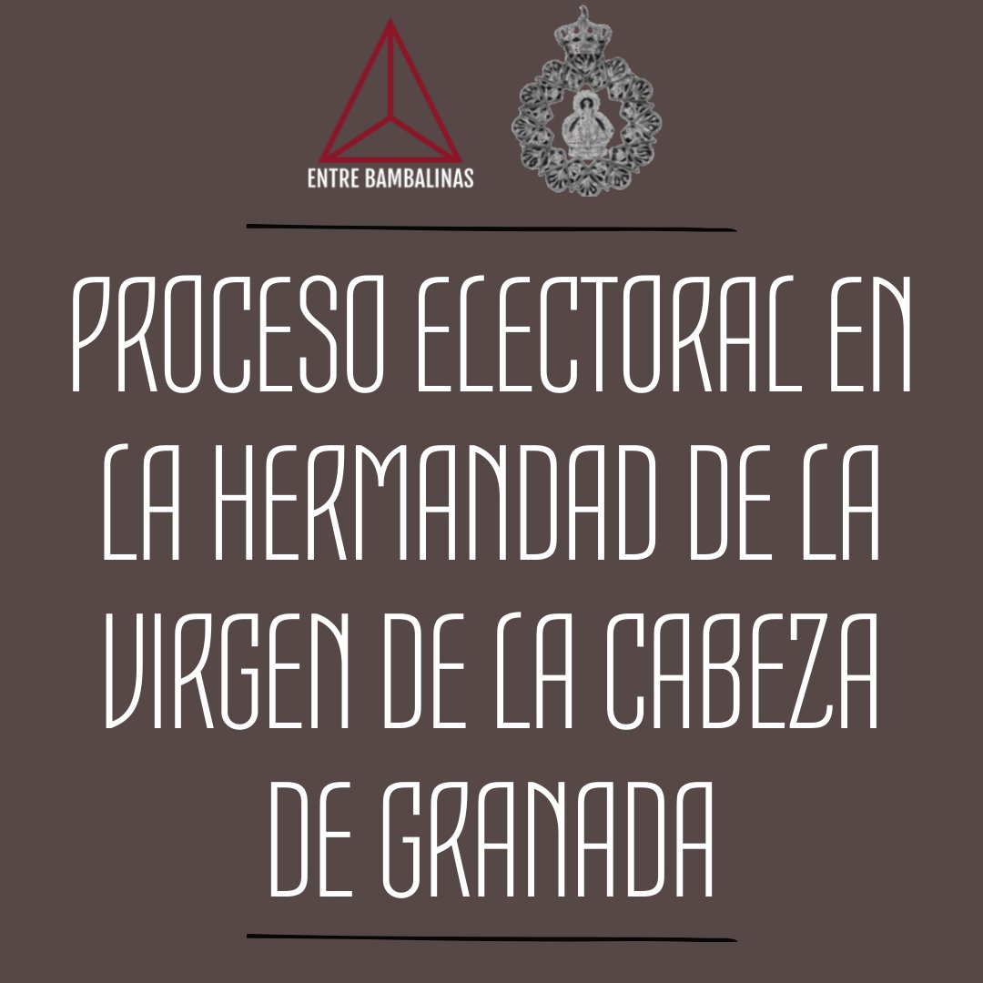 Héctor González González, Francisca Medina Sánchez y Rafael García Sánchez son los candidatos a Hermano Mayor de la <a href="/VCabezaGranada/">Virgen de la Cabeza Granada</a>, cuyas elecciones se celebrarán el sábado 31 de Enero tras la celebración de los Cultos mensuales.
|#VCabeza_EB|