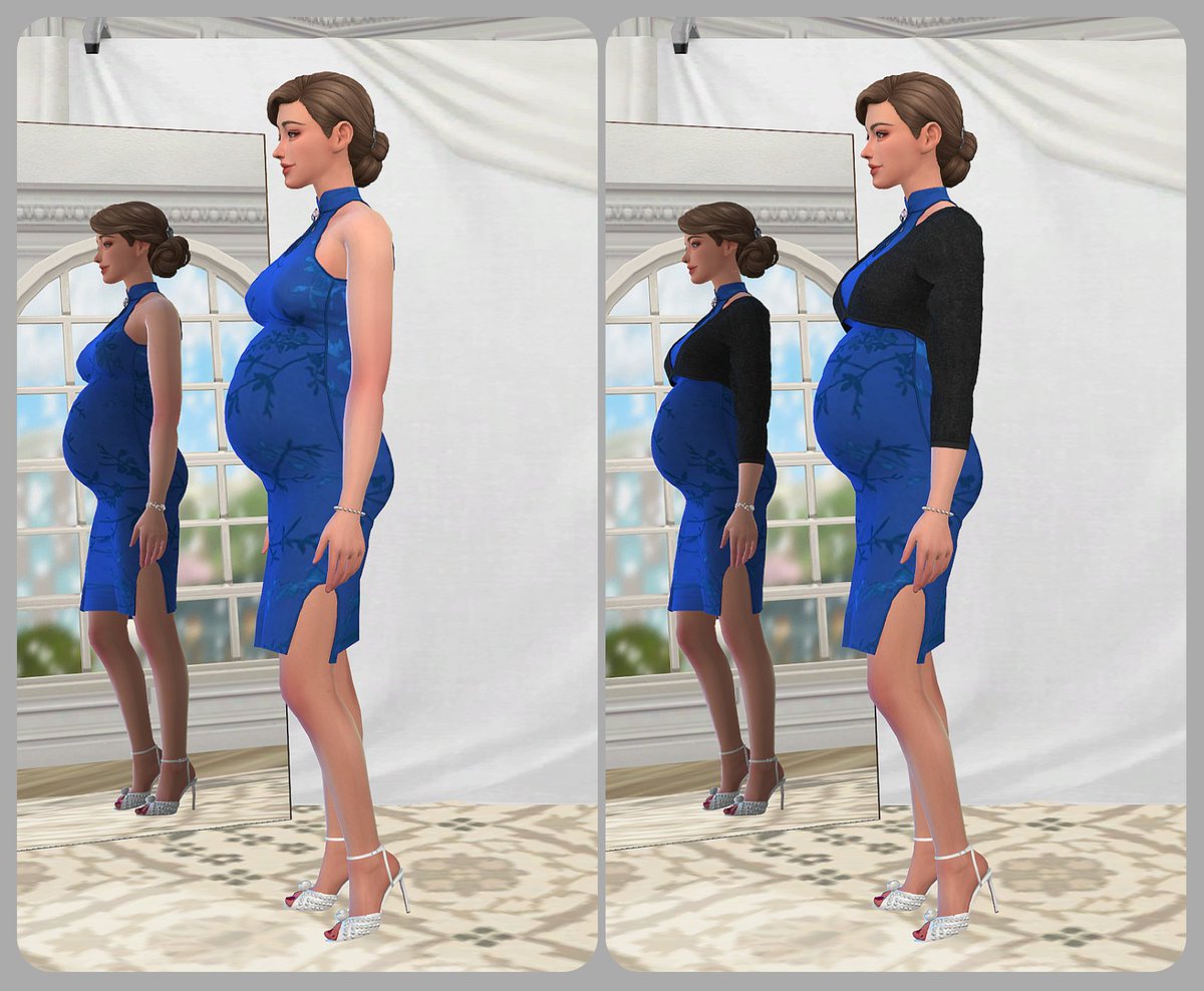 A new dress for pregnant female.
#Sims4 #Sims4mods #孕婦 #pregnant #pregnancy #preggobelly #孕妇 #妊娠 #分娩 #阵痛 #孕肚 #恋孕 #妊婦 #ボテ腹