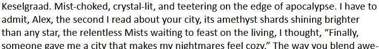 Alex Robins - The City of Grief and Pain announced tweet media