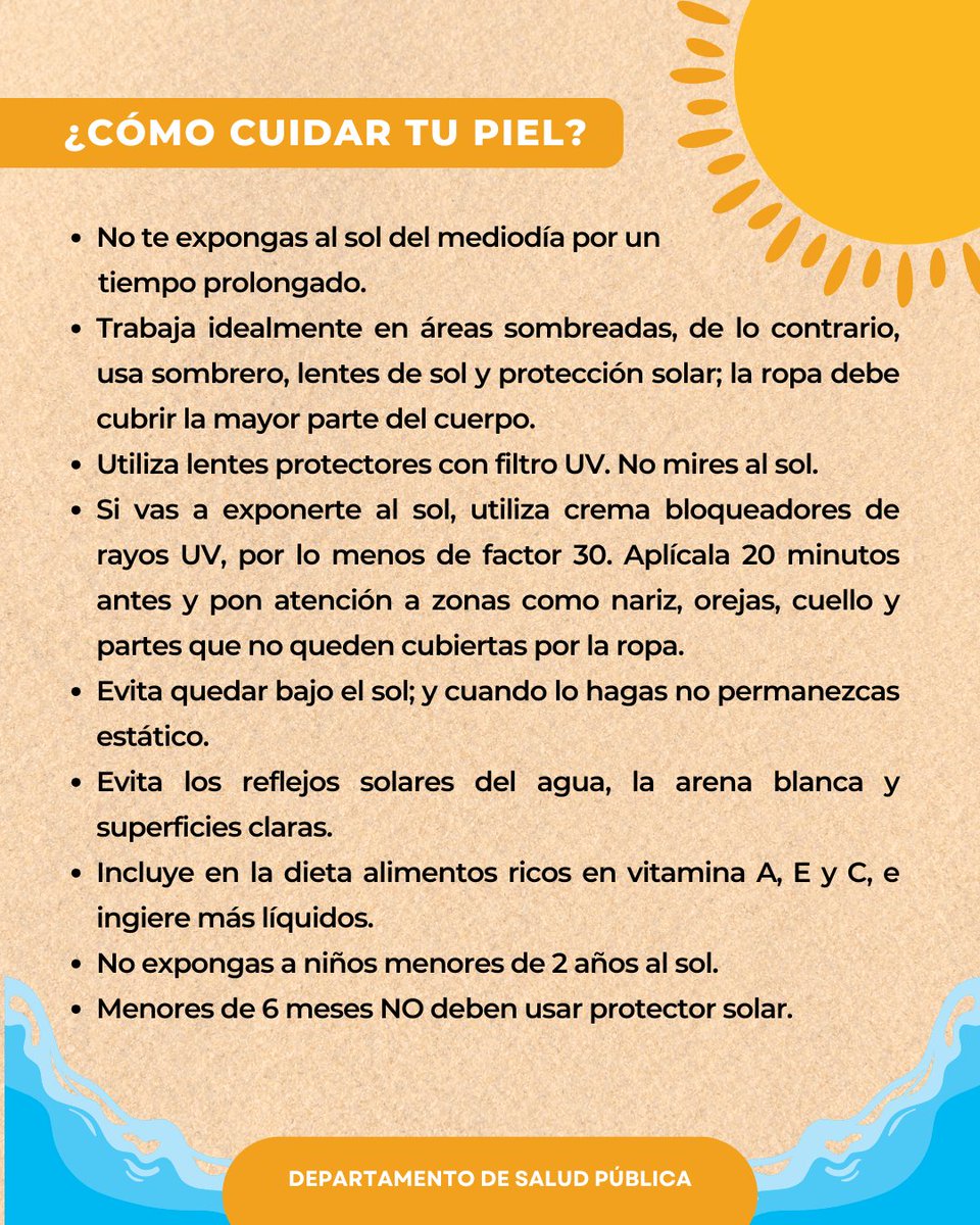 La Dirección de Salud de Carabineros en conjunto con los profesionales de la Dirección de Sanidad, entregan las siguientes recomendaciones para pasar unas buenas vacaciones y activar el cuidado personal y familiar.
La Dirección de Salud de Carabineros. #TeCuida